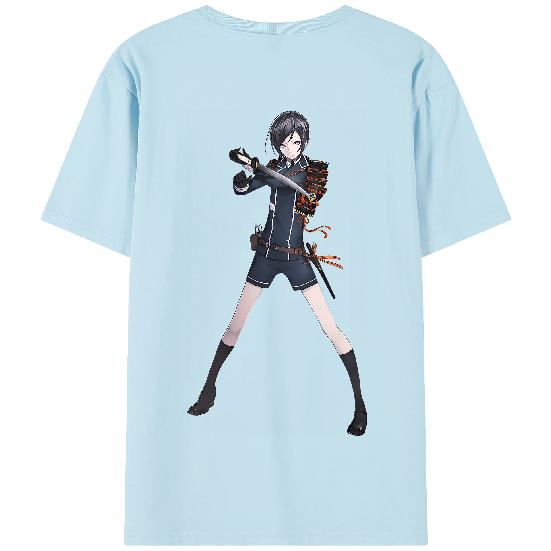 （画像用） 刀剣乱舞 Touken Ranbu 綿100％半袖Tシャツ（背面プリント）